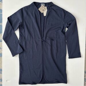 Puma Navy Blue Open Cardigan Sweater Size S Women